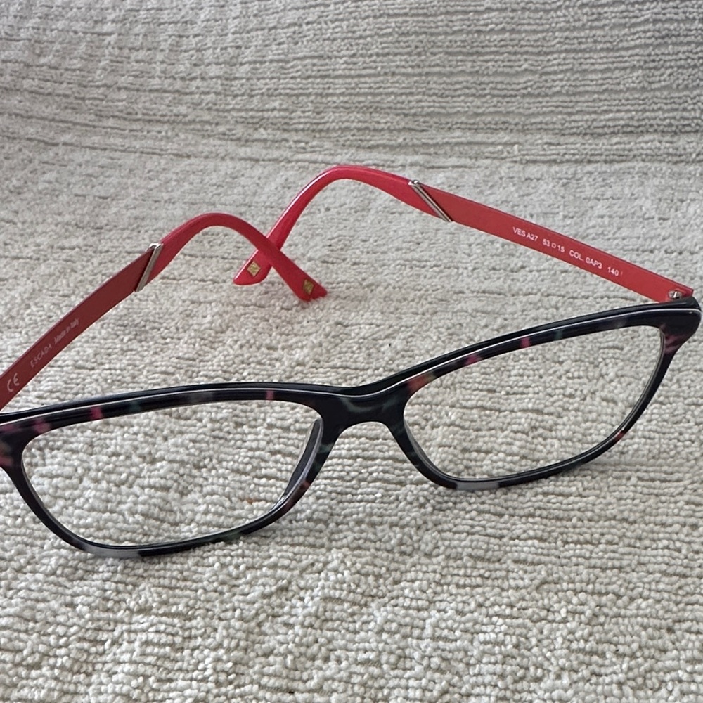 Escada Red and Black Women's Glasses